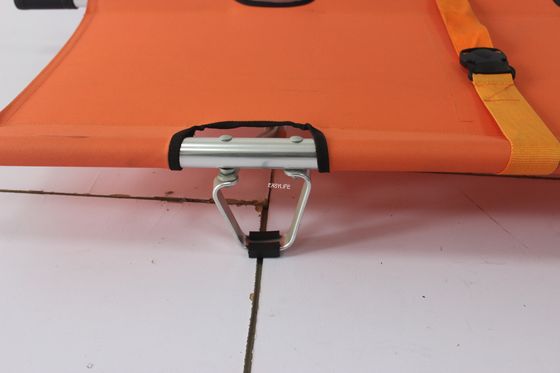 208CM Medical Equipment Portable Ambulance Double Folding Stretcher 4.7KG