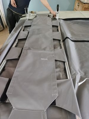 Folding Rescue Stretcher with Fixed Body Bag 220 X 55 X 15 Cm 95cm