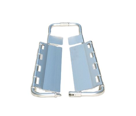 Blue 210cm 44cm Ambulance Collapsible Scoop Stretcher With Straps Manually Operated