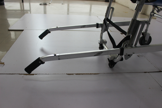 Good price 35in Wheel Chairs For Stairs That Go Up Steps Blue Patient Transfer ISO9001 online