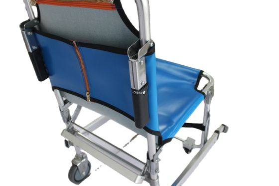 90CM 2 Fold Convertible Wheelchair Cum To Stretcher Hospital Ambulance Aluminum Alloy