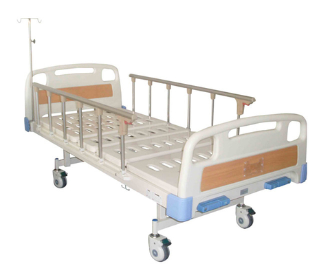 Good price 86.6in 95 CM Manual Lift Hospital Single Shaking Manual Fowler Bed Aluminum Alloy online