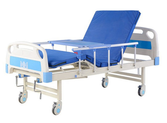 86.6in 95 CM Manual Lift Hospital Single Shaking Manual Fowler Bed Aluminum Alloy