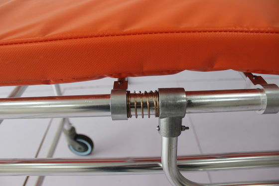 190CM & 21inch Hospital Stretcher Patient Transfer Trolley Aluminum Alloy Non Magnetic Cart