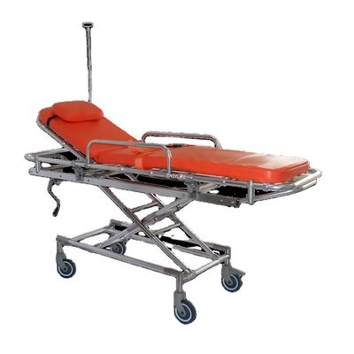 1900MM 35nch Medical Emergency Non-Magnetic Trolley Surgical MRI Compatible Transfer Ambulance Stretcher