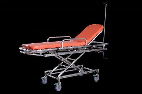 1900MM 35nch Medical Emergency Non-Magnetic Trolley Surgical MRI Compatible Transfer Ambulance Stretcher