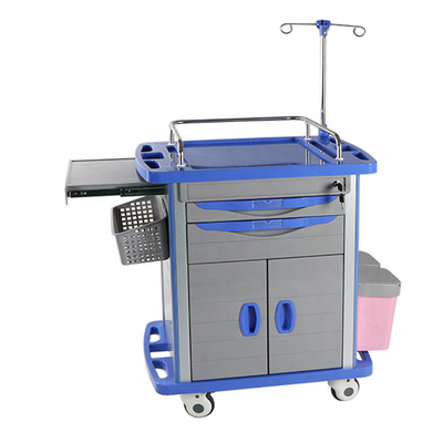 Good price 33in Crash Cart Emergency Medical Equipment Trolley Nursing ISO9001 online