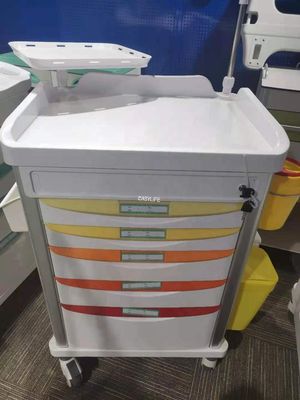 33in Crash Cart Emergency Medical Equipment Trolley Nursing ISO9001