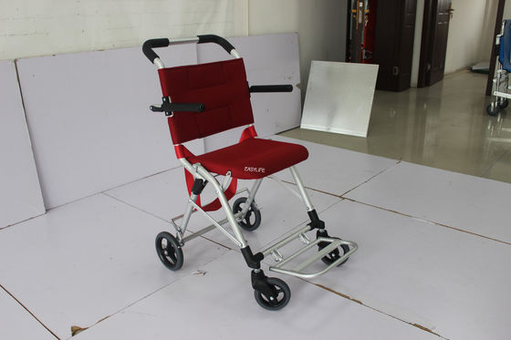 120kg Best Lightweight Folding Wheelchair Caterpillar Type Aluminum Alloy 600mm