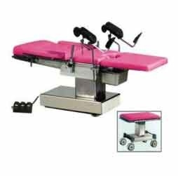 1980MM 90 Deg Multi-Functional Electric Gynecological Obstetric Delivery Examination Bed Table with Caster