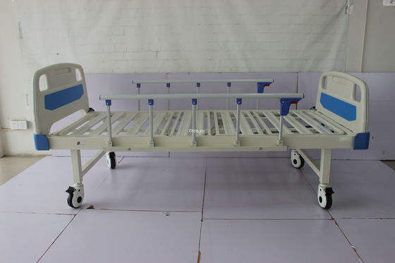 220CM 250kg Manual Hospital Beds Aluminum Alloy With Mattress Semi Fowler Bed