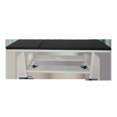 Blue 32in Clinic Examination Room Bed Aluminum Alloy Manual Power