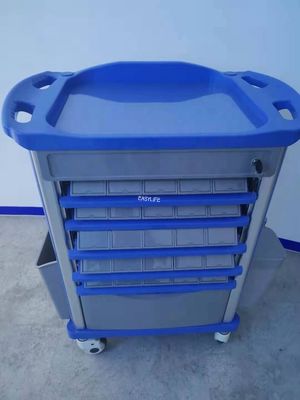 Emergency Trolley for hospital patient with Defibrillator Board  750*480*920mm