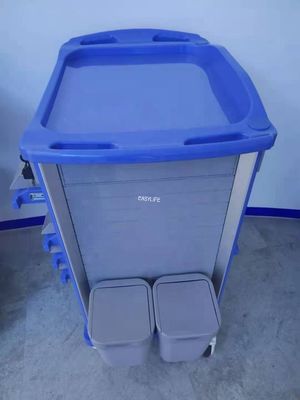 Emergency Trolley for hospital patient with Defibrillator Board  750*480*920mm