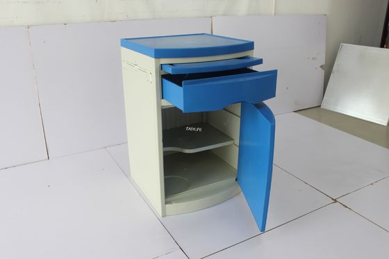 50 Kg Loading Hospital Medical Furniture ABS Lightweight SS Hospital Bedside Cabinet ODM