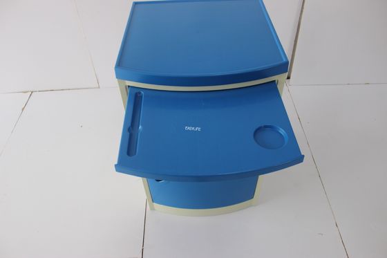 50 Kg Loading Hospital Medical Furniture ABS Lightweight SS Hospital Bedside Cabinet ODM