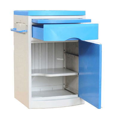 50KG Loading Tray ABS Hospital Bedside Cabinet With Lock
