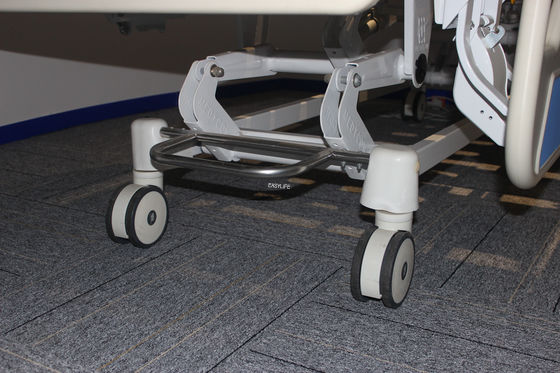 Cold Rolled Steel 85in Electric Hospital Bed  For Home Use W105 White With Toilet