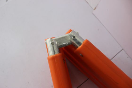 High-density plastic foldable emergency stretcher spine board with X-ray and CT penetration