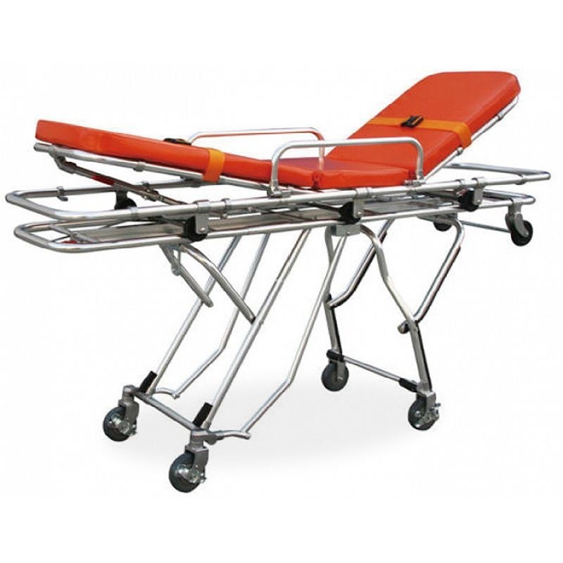 MDK-L06 Medical Equipment Automatic LOADING Mobile Aluminum Alloy ICU Emergency Chair Stretcher for Ambulance CAR