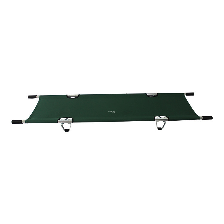 215 Cm 13cm Folding Medical Stretcher For Patient Transport  With Oxford Leather