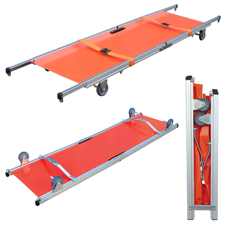 Loading Ambulance 230 X 17 X55 Cm 9.2kg Folding Auto Loading Ambulance And Stretcher For ...