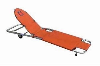 Good price 220kg 200CM High Quality Aluminum Alloy Double Fold Submarine Stretcher With Two Wheels online