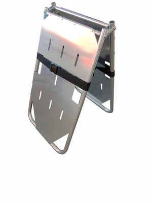 Good price Aluminum Alloy Hard Board Two Fold Stretcher For Patient Transfer Convenient To Carry online