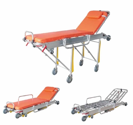 Good price 75 Deg Folding Ambulance Stretcher For Emergency Rescue 190CM online