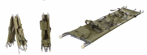Good price Aluminum Alloy Folding Medical Stretcher 200 X 46 X 16cm For Ambulance 9 Kg online