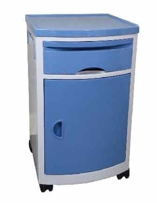 45CM 17.7in Hospital Medical Furniture Abs Bedside Cabinet With Drawer To Storage For Ward