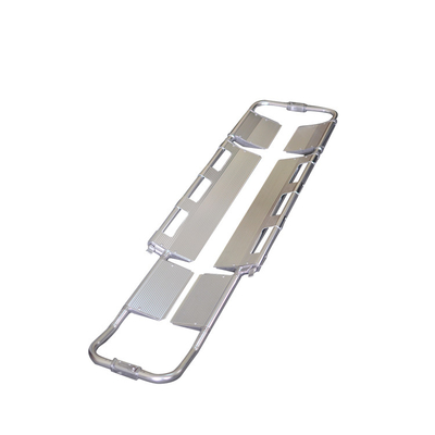 Good price 60mm Hospital Folding Scoop Stretcher Trolley Manual Power 180 Deg Adjustable online