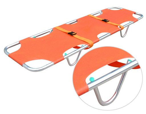 Good price No Folding 1.9M 58CM Aluminium Scoop Collapsible Stretcher Military Trolley online