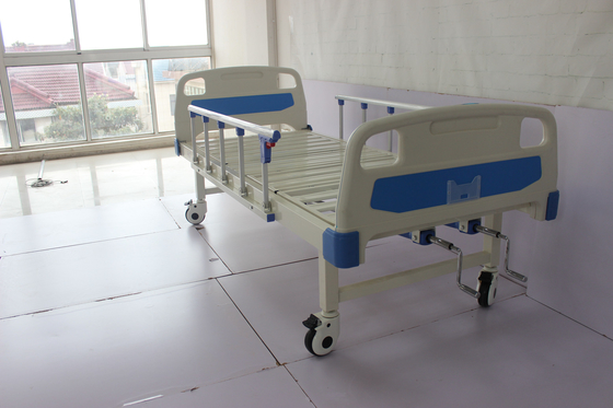 2.2M Hospital Manual Patient Bed Aluminum Alloy One Function 20in