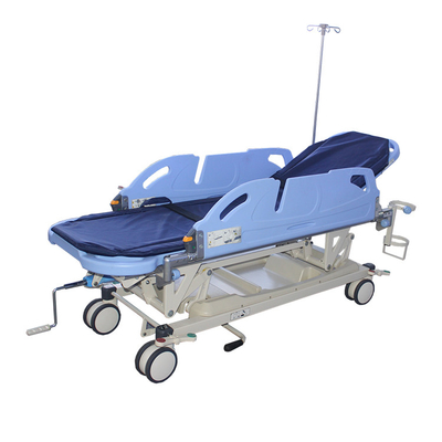 Good price 2160MM 89cm Hydraulic Patient Transfer Trolley Emergency Ward Cart online