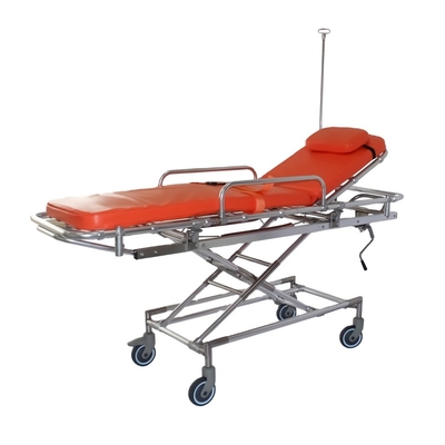 Good price Adjusted 75in 60 Deg Hospital Patient Stretcher Transport Trolley Non Magnetic Cart online