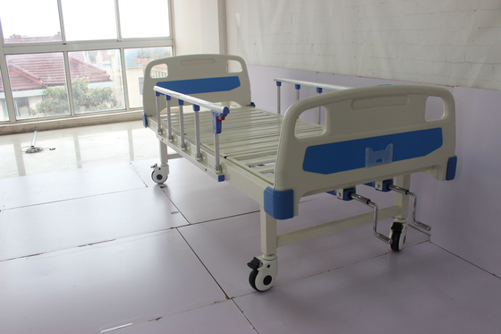 Good price 220CM 250kg Manual Hospital Beds Aluminum Alloy With Mattress Semi Fowler Bed online