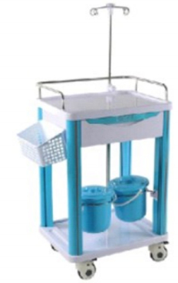 Good price 750MM 92CM High Quality Hospital Surgical Nursing Doctor Medical Crash Cart Drug Clinic 2 layer Hospital online