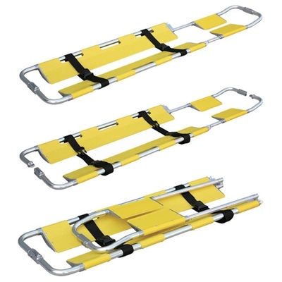 Good price 2100MM 44CM Ambulance Trolley Bed Aluminum Alloy Back Board Stretcher Lightweighted online